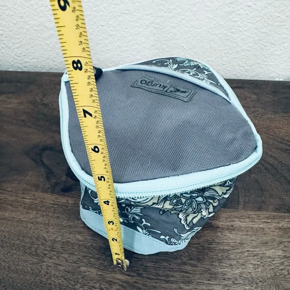 Travel Zipper Folding Dog Food Bowl